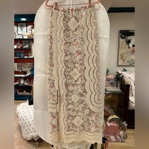 LoveShackFancy Maxi Lace Skirt